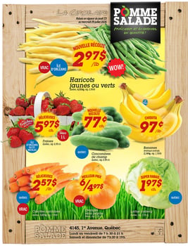 Circulaire Pomme Salade Circulaire Pomme Salade